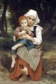 Frère et soeur bretons réalisme William Adolphe Bouguereau